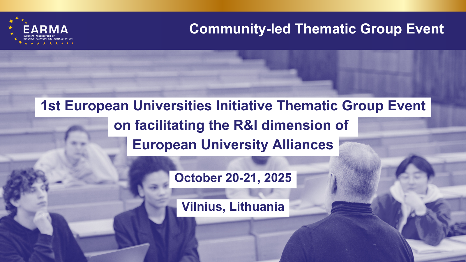 1st European Universities Initiative Thematic Group Event