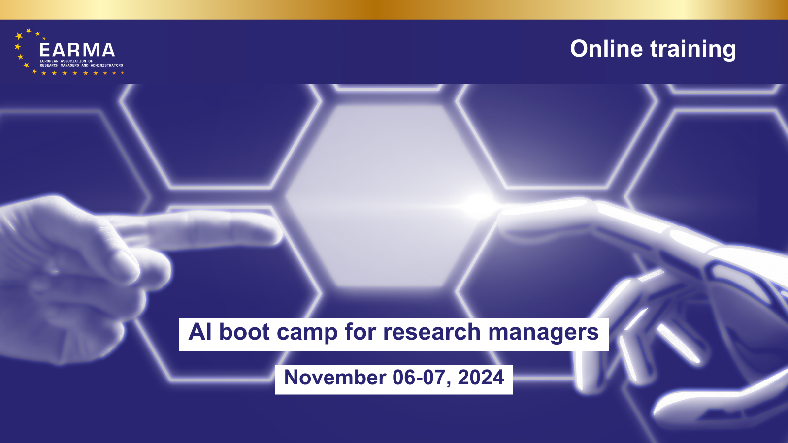 AI boot camp for Research Managers - Online workshop