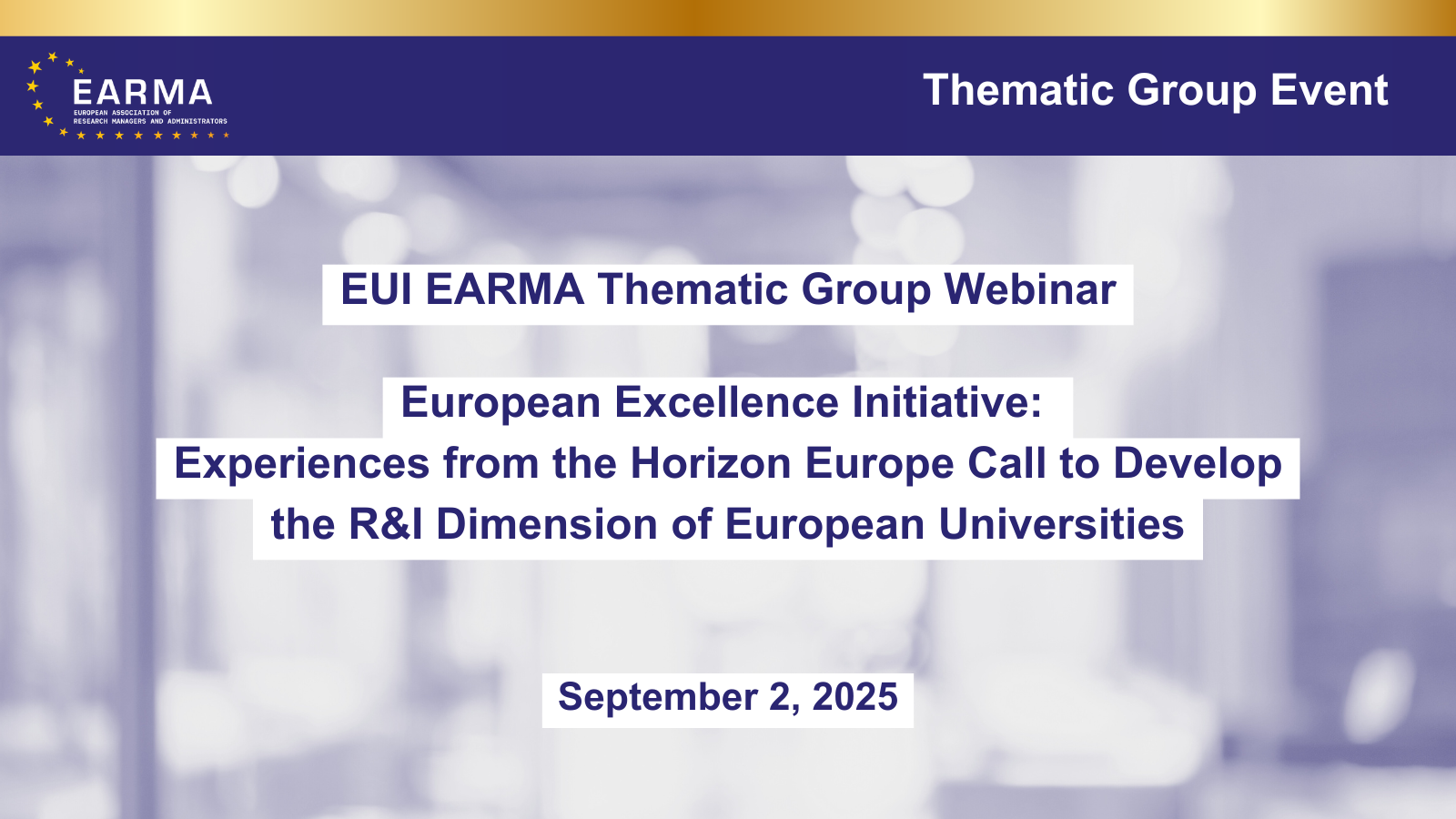 European Excellence Initiative