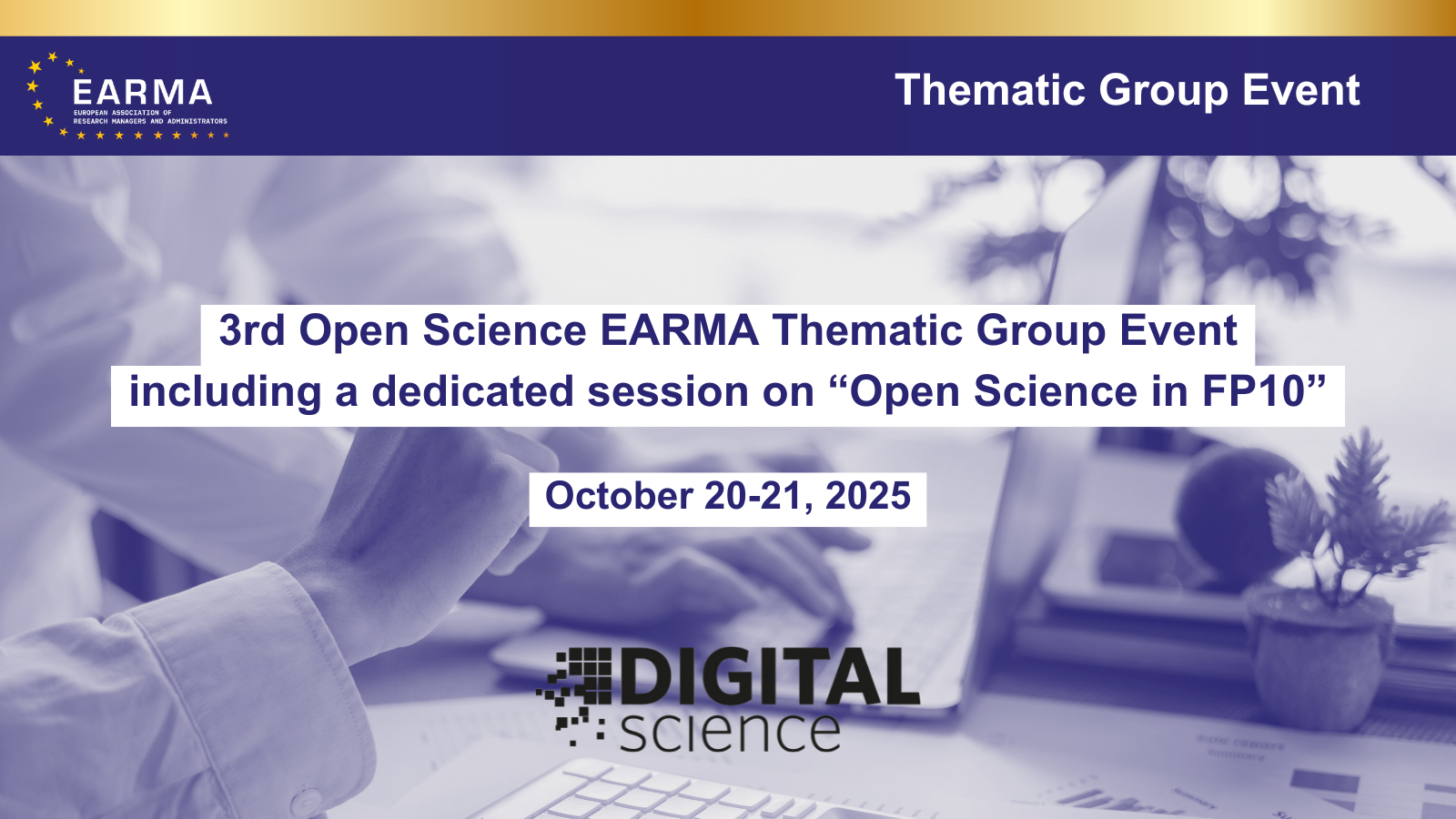 3rd Open Science EARMA Thematic Group Event
