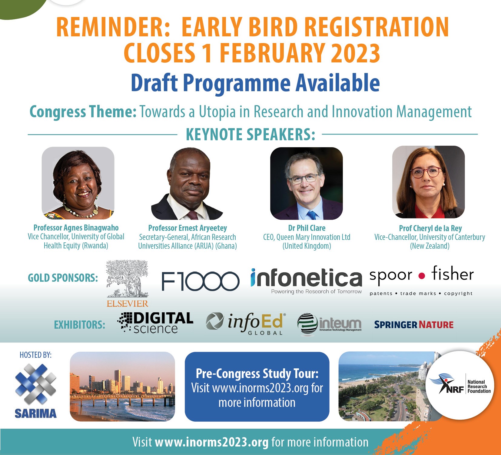 INORMS 2023 early bird closing