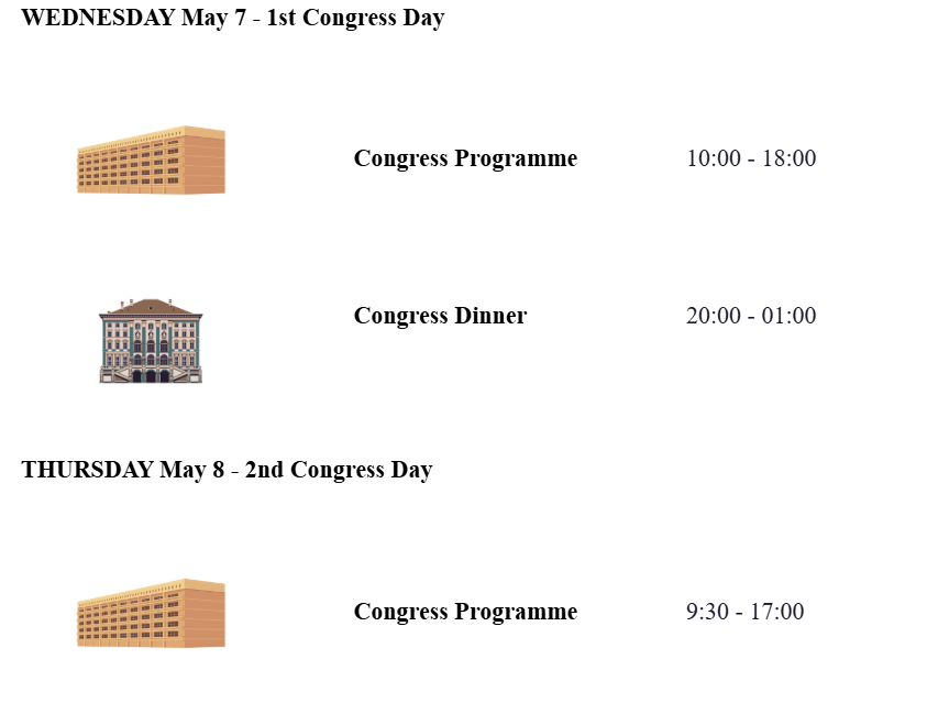 2congresstimings