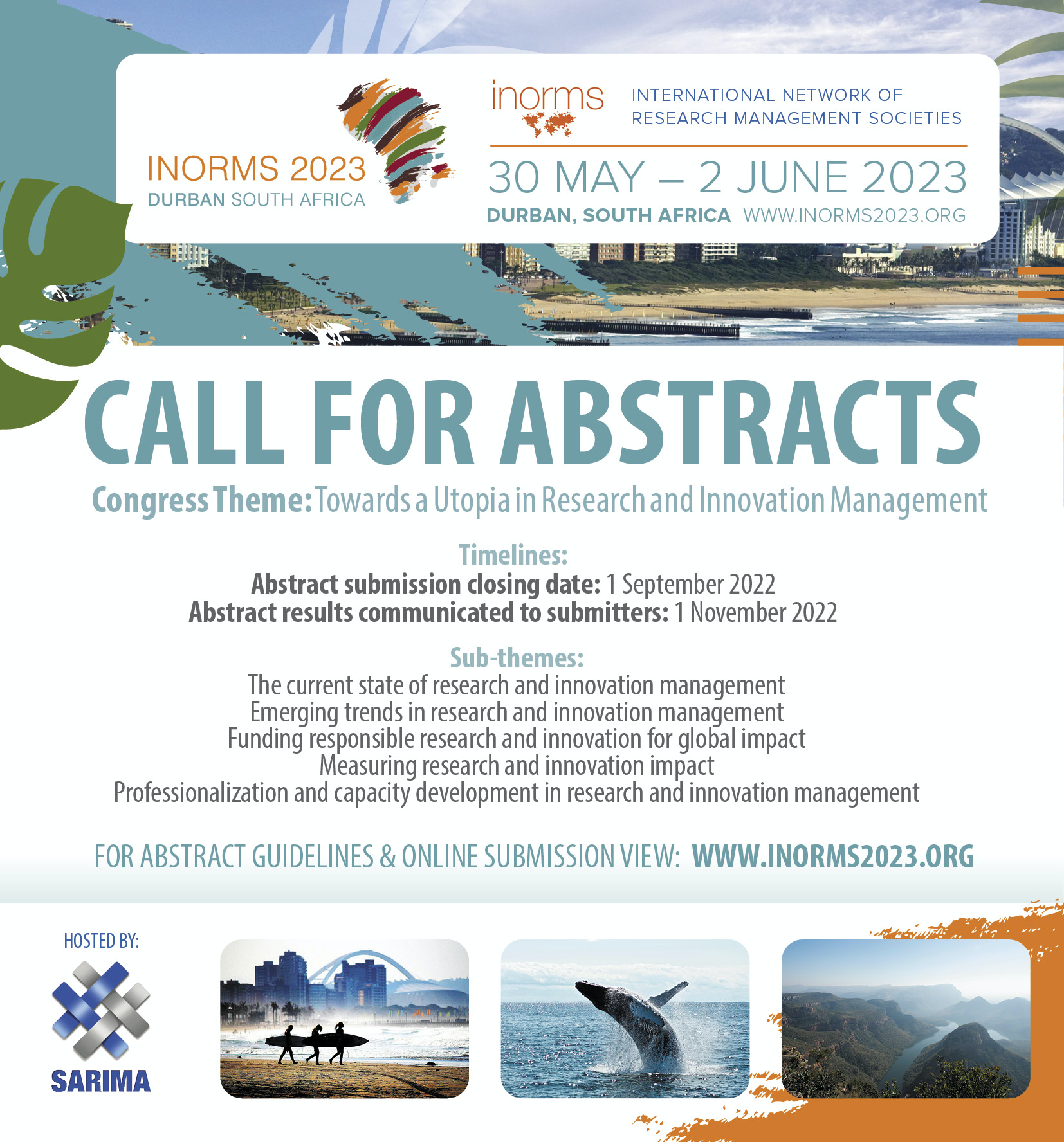 INORMS 2023 Call for abstracts