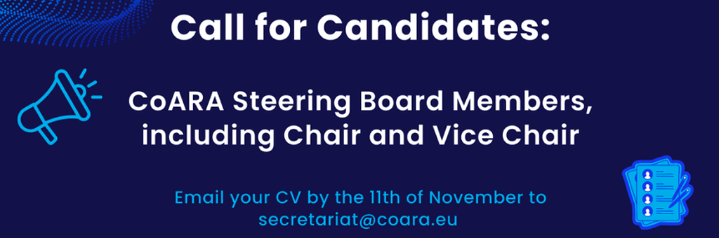 Call for Candidates for CoARA Steering Board Members – Chair, Vice Chair, and Steering Board Members