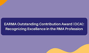 EARMA Outstanding Contribution Award (OCA) - Recognising Excellence in the RMA Profession
