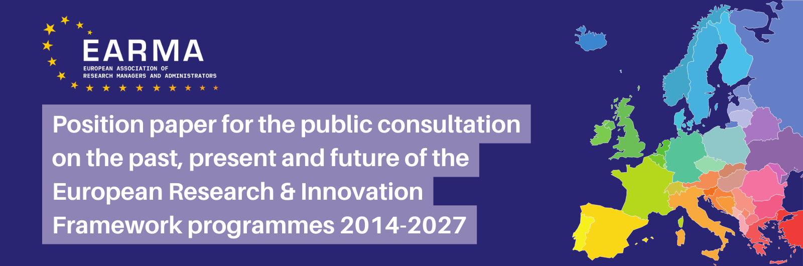 EARMA position paper for the public consultation on European R&I Framework programmes 2014-2027
